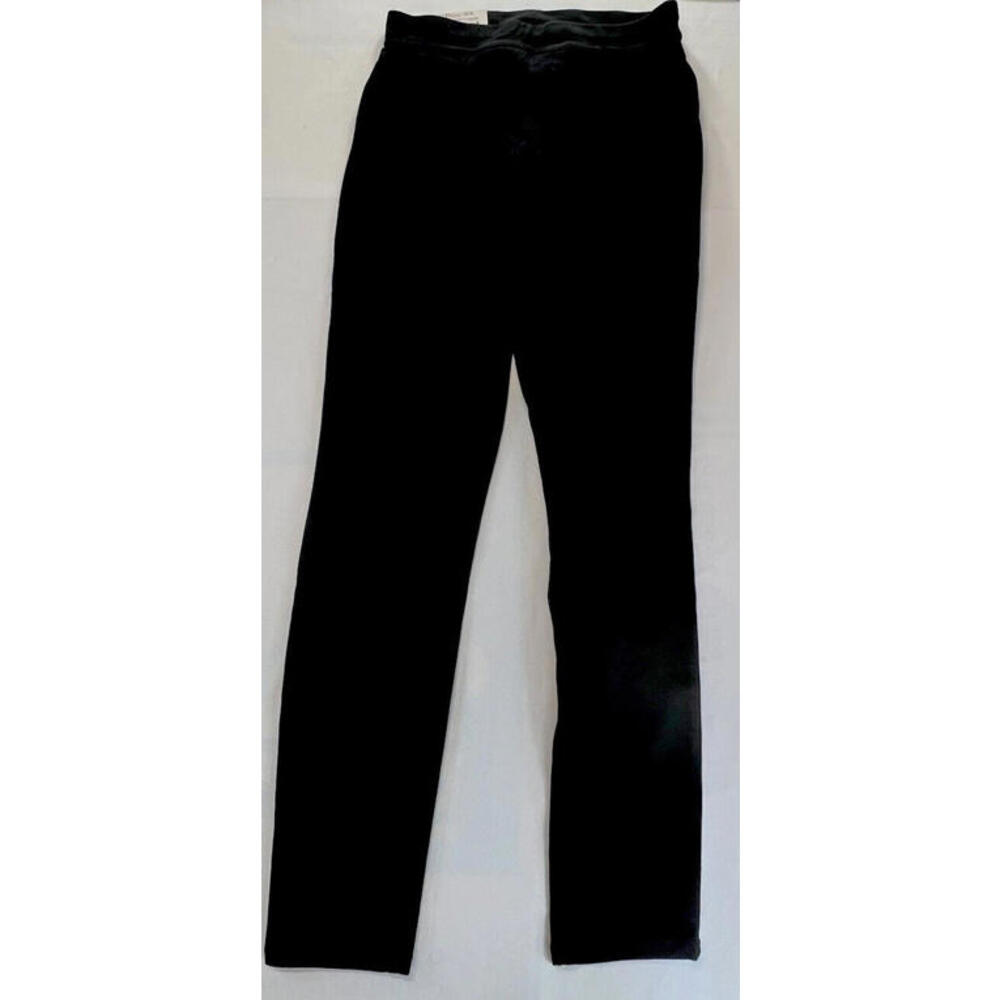 Utopia by Hue Womens Denim Legging Pull On Yoga Stretch Black Pants Size M 8-10
